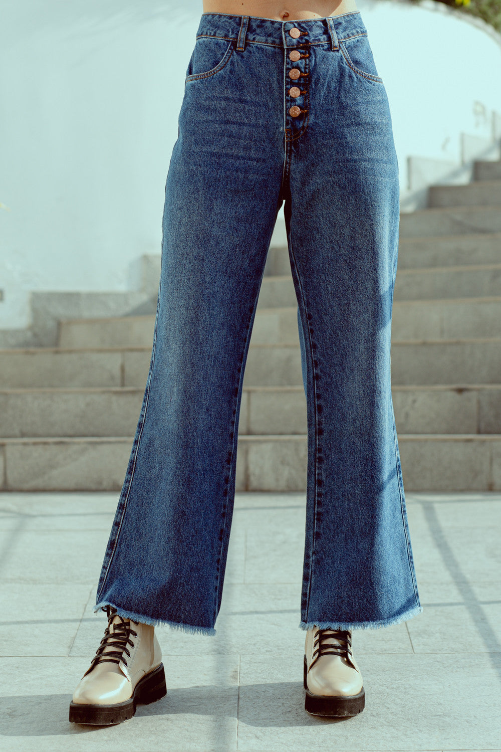 Jean Flare Azul