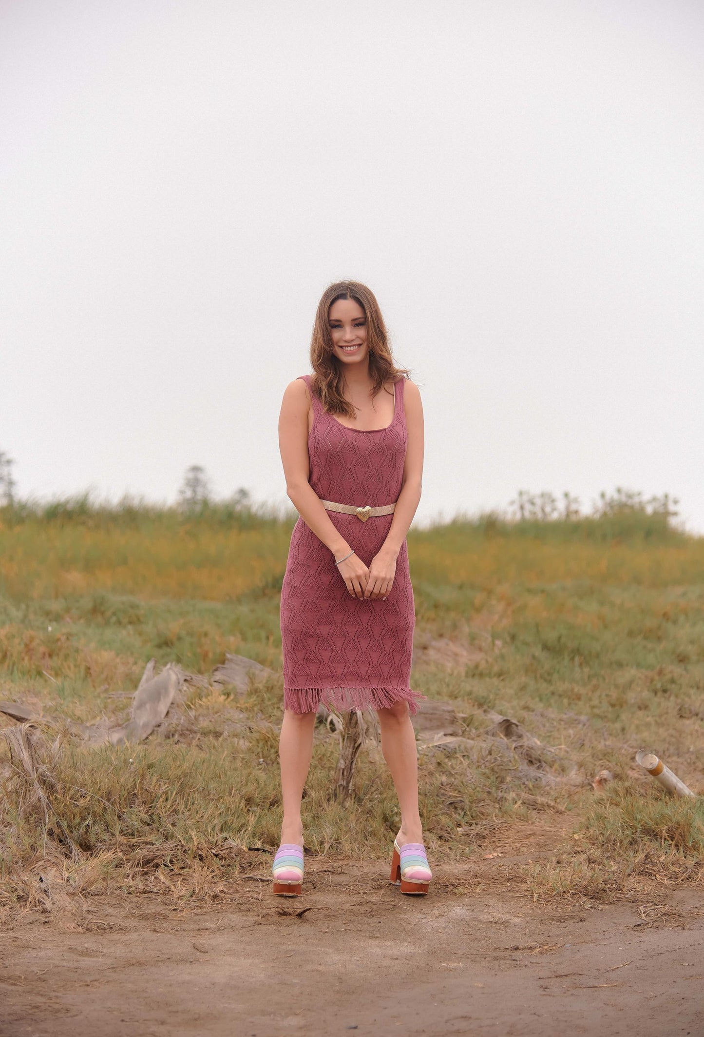 Vestido Donna Magenta