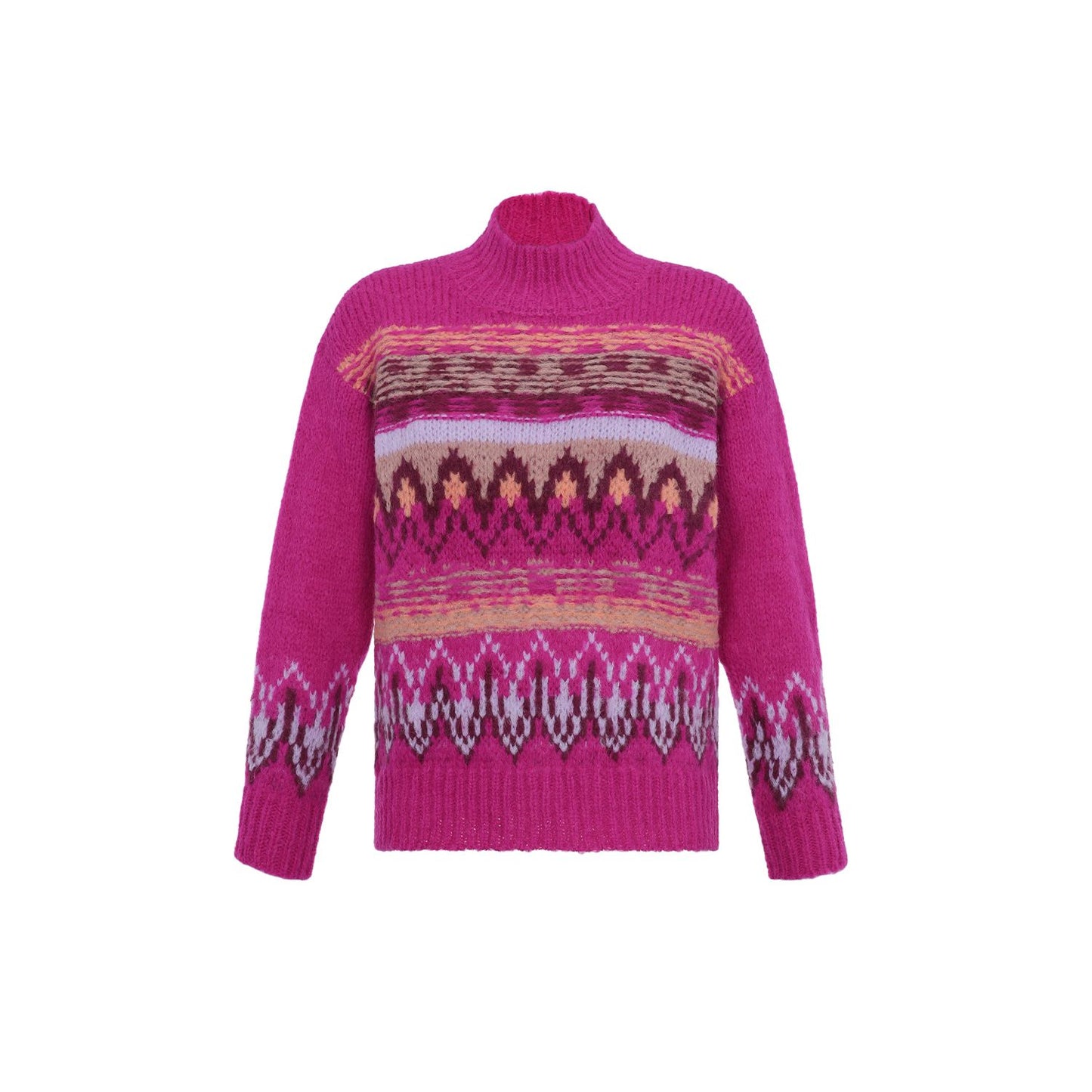 Chompa de Alpaca Maia Fucsia