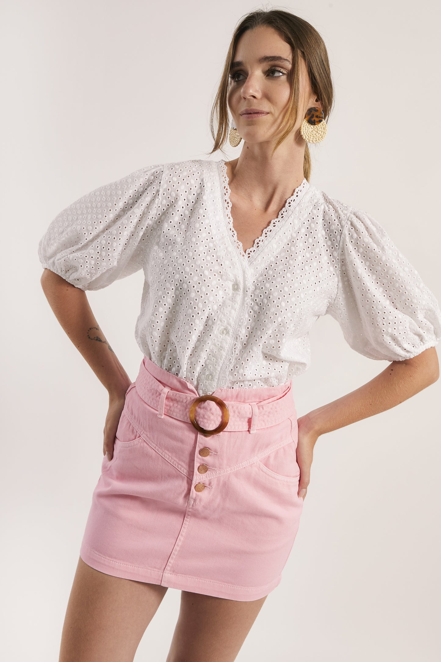 Falda Anahi beige