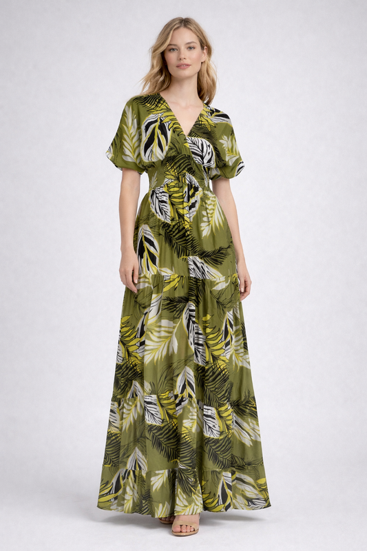 Vestido Kimono Verde