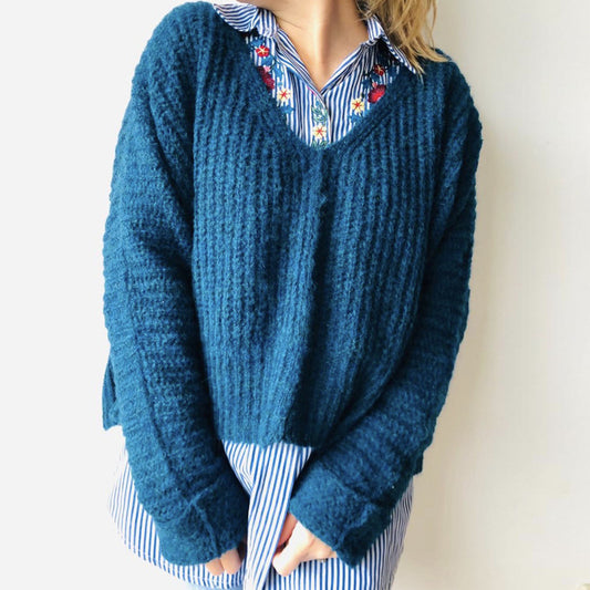 Sweater Andrea  Azul Acero